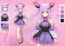 draw a custom high quality live2d vtuber model ready to rig